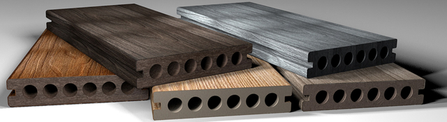 LWD-A2006 3D El Decking compuesto plástico respetuoso del medio ambiente de Wpc sube el Decking del jardín