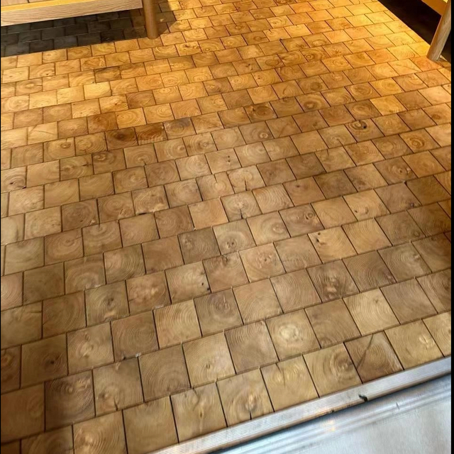 LWD-EB024 Pisos de madera de ingeniería de fibra final, roble europeo, diseño de mosaico