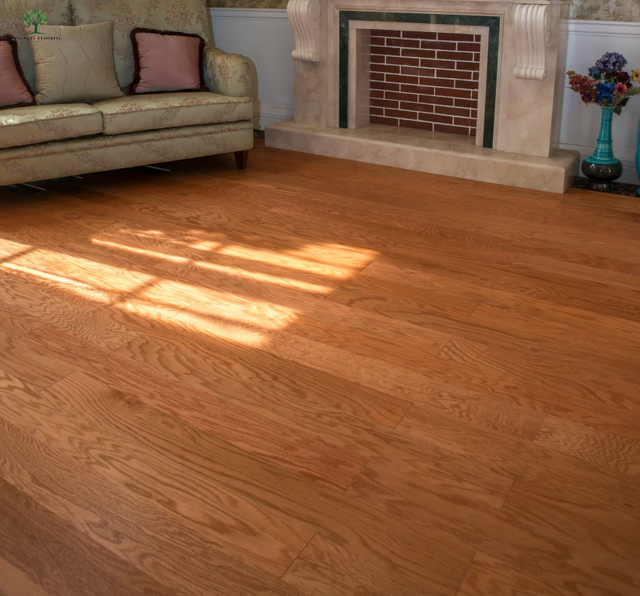 LWD-EB043 Pisos de madera de ingeniería de madera de roble rojo americano